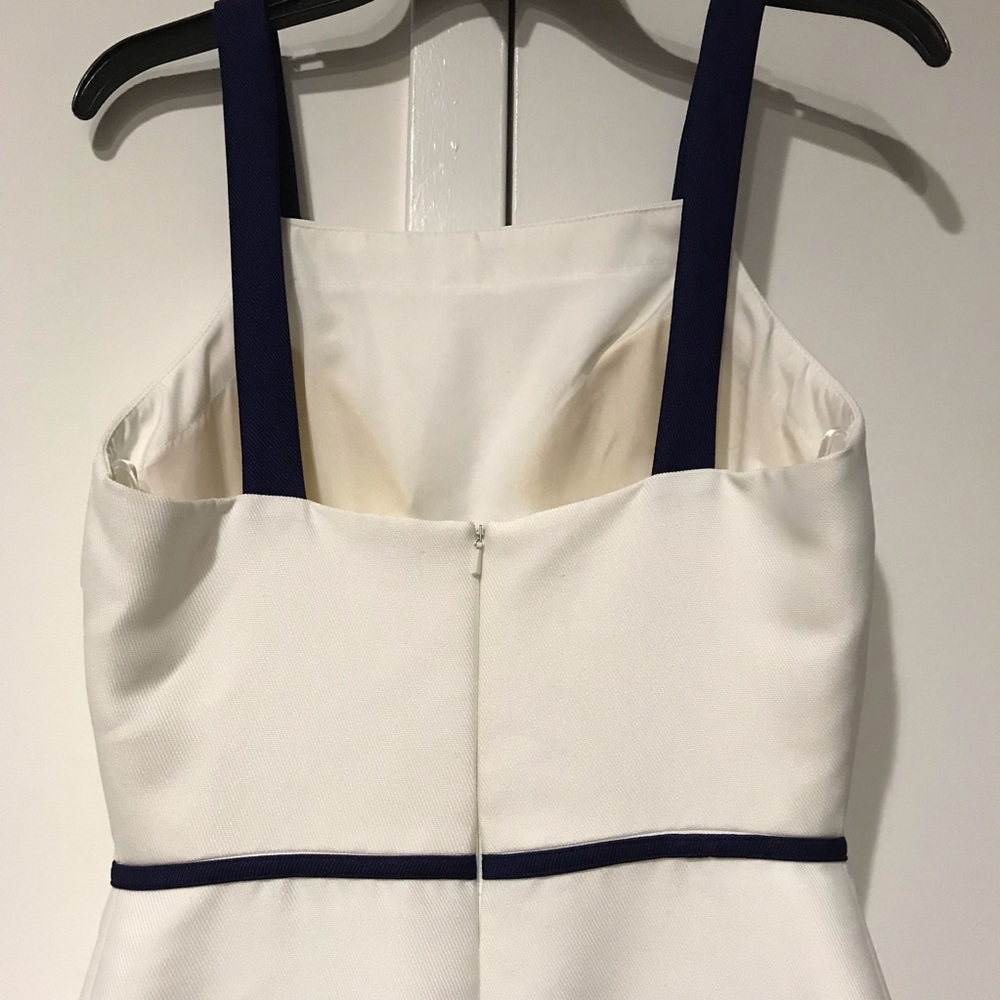 One of a Kind white and blue dress - Picture 5 of 7